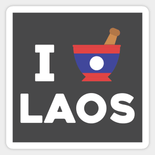 I love Laos Sticker